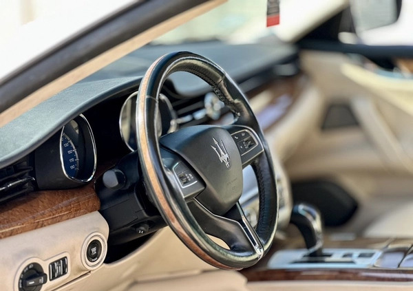 Maserati Quattroporte cena 143000 przebieg: 52000, rok produkcji 2014 z Łowicz małe 254